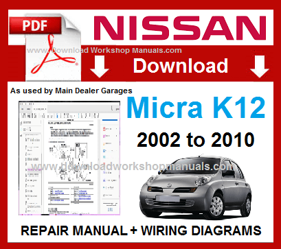Nissan Micra K12 Workshop Repair Manual